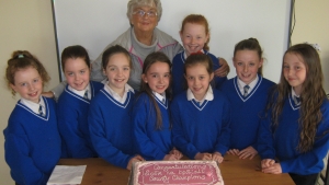 Honor with a celebratory cake for the girls!