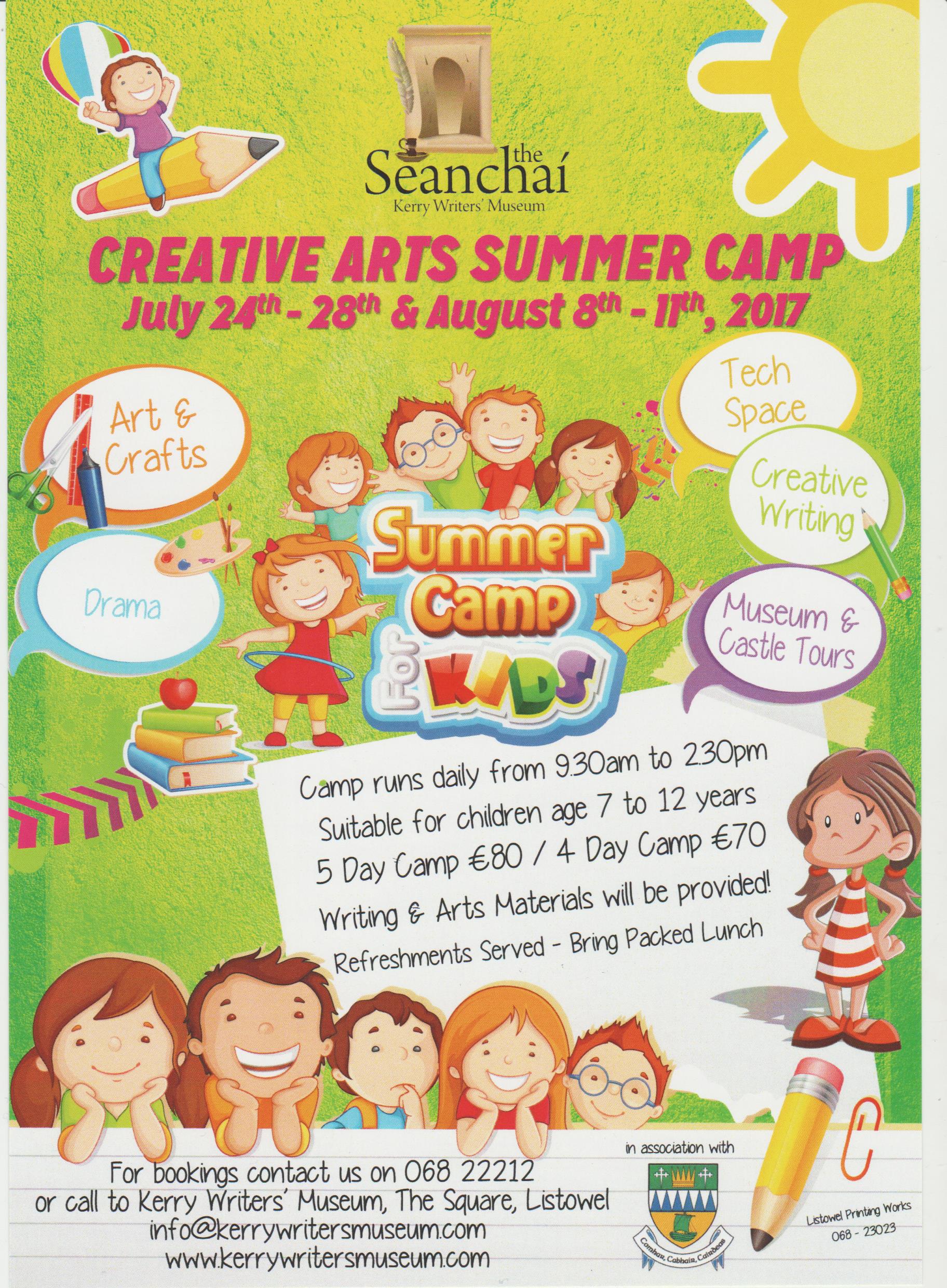 Creative arts summer camp scoil naisiunta sliabh a mhadra