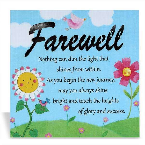 Farewell Scoil Naisiunta Sliabh A Mhadra
