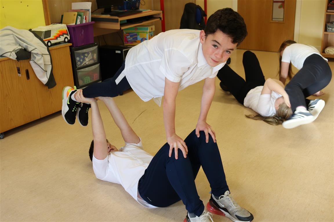 Gymnastics with Séamus